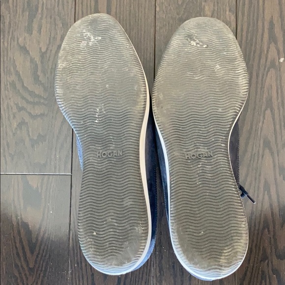 Blue and light blue leather Hogan shoes - Picture 4 of 5